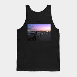 Sunset at Seaport, Manhattan, New York City Tank Top